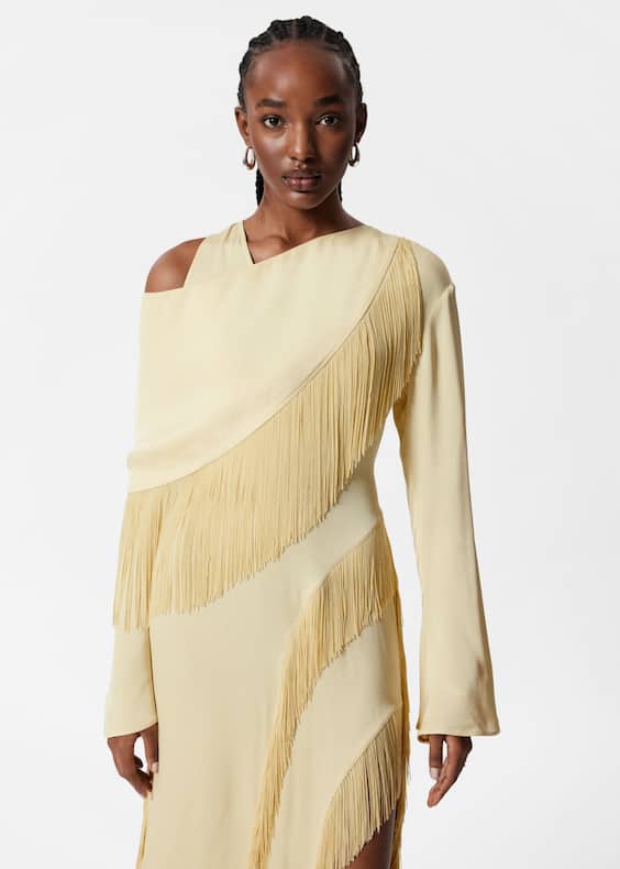 Fringe Maxi Dress