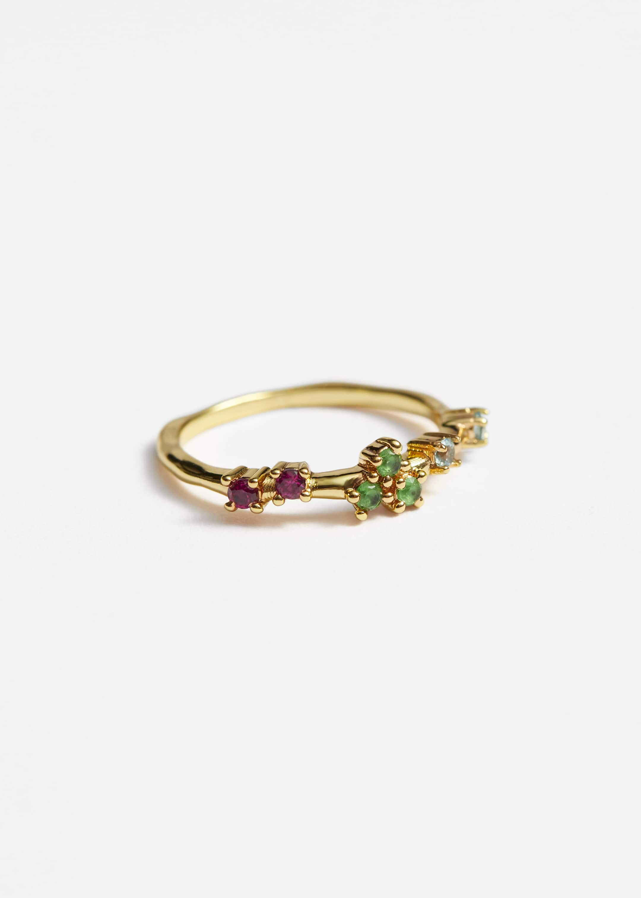 Image of Delicate Crystal Ring