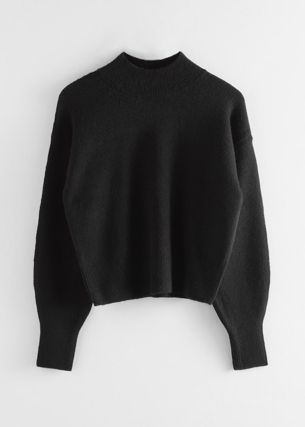 Mock-Neck Sweater