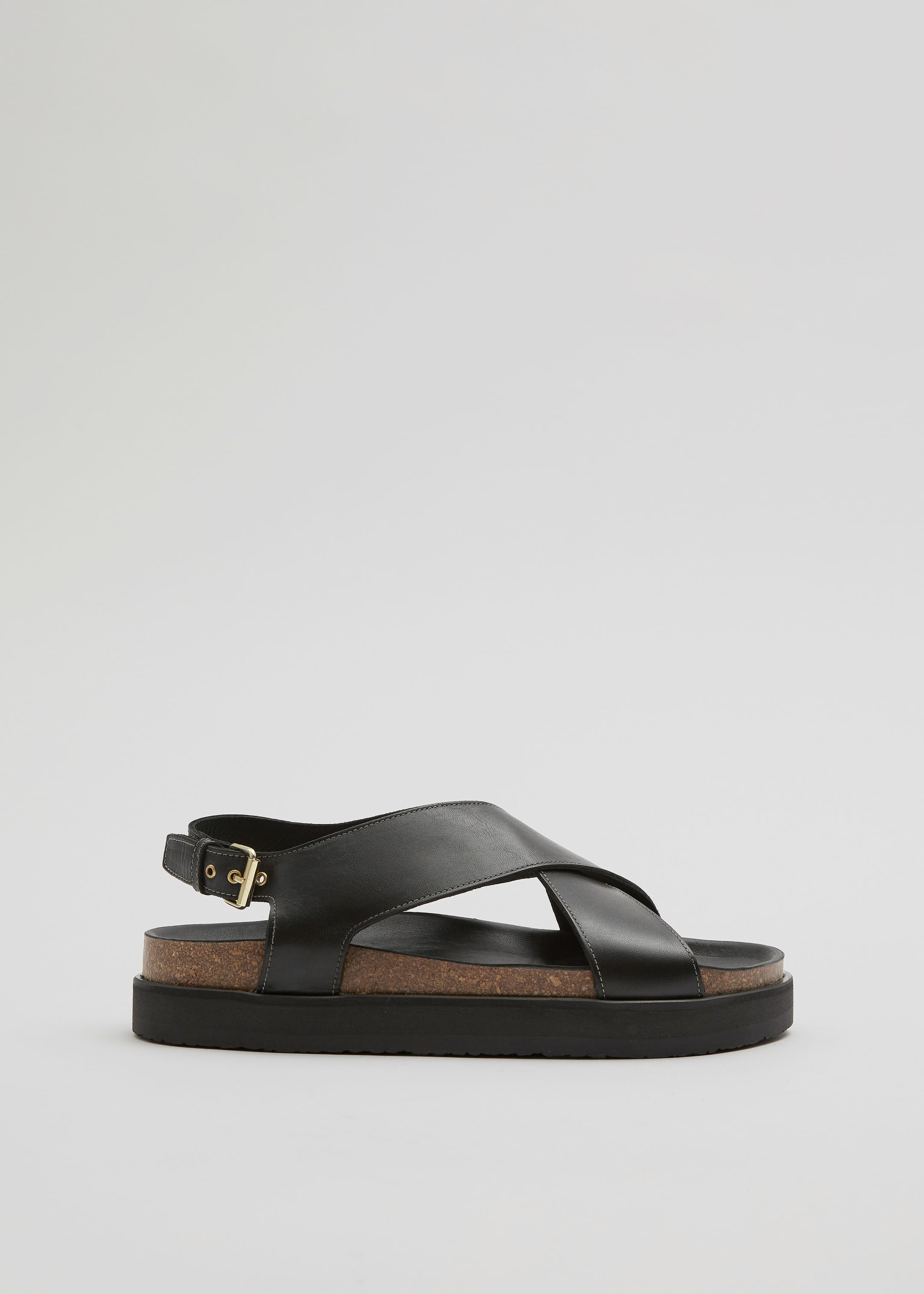 Image of Criss-Cross Leather Sandals