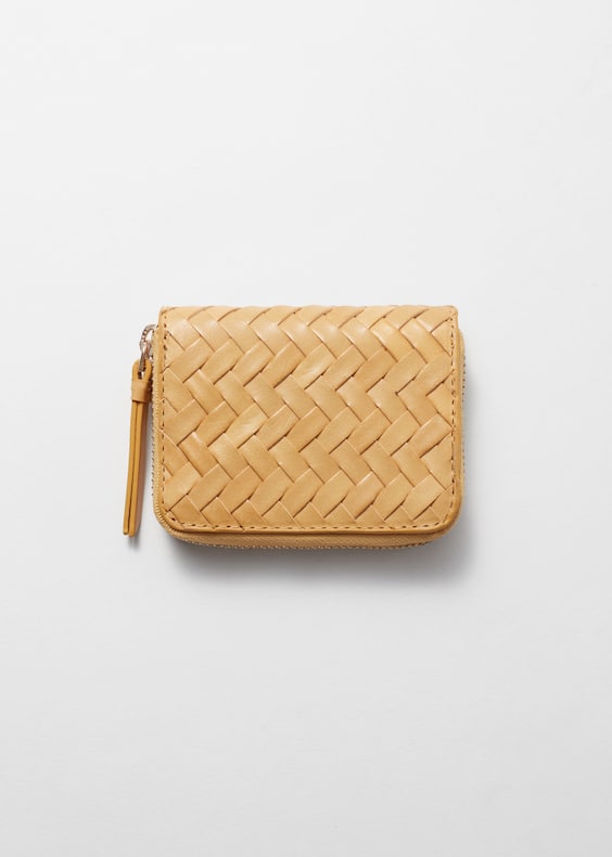 Braided Leather Wallet