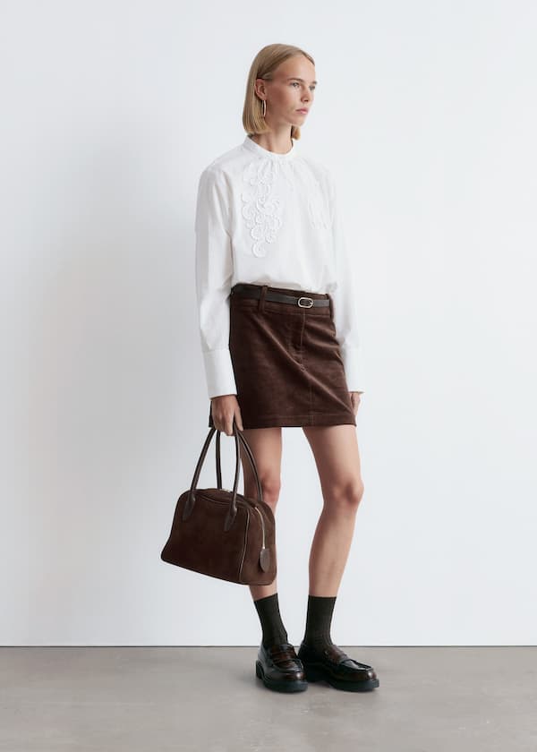 Cotton Embroidered Blouse