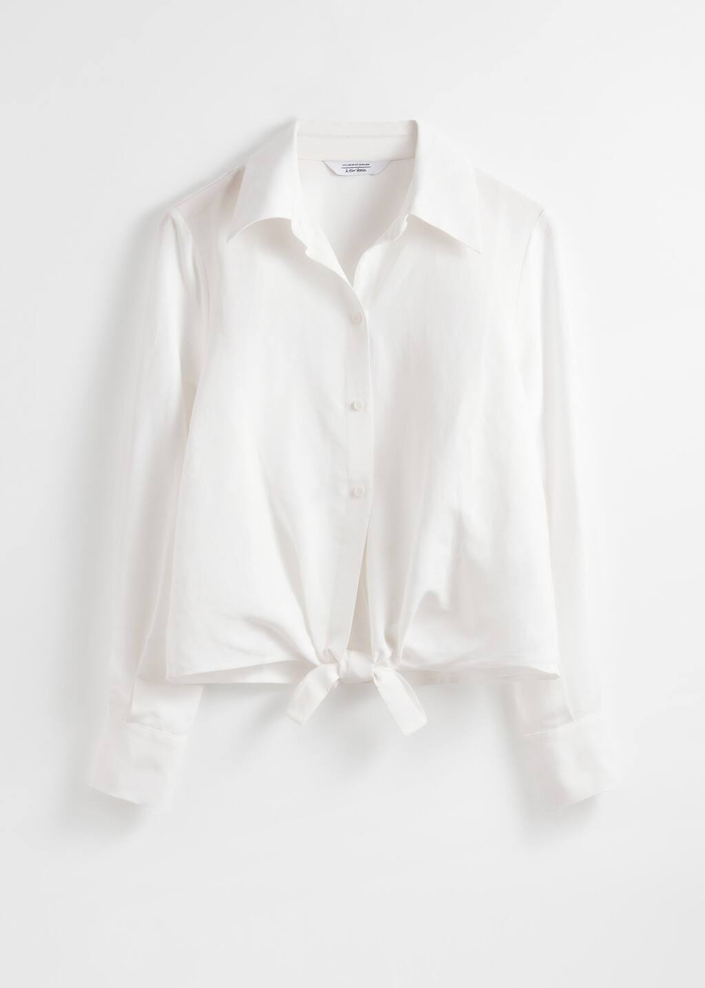 Tie-Front Shirt - White - & Other Stories