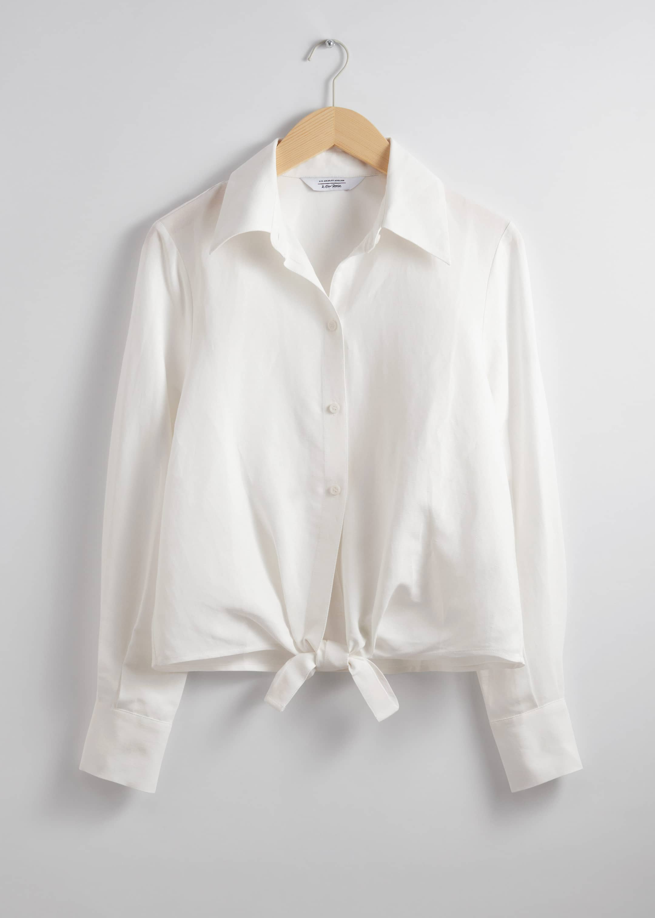 Image of Tie-Front Shirt