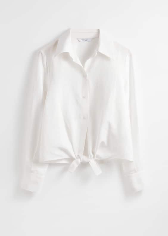 Tie-Front Shirt