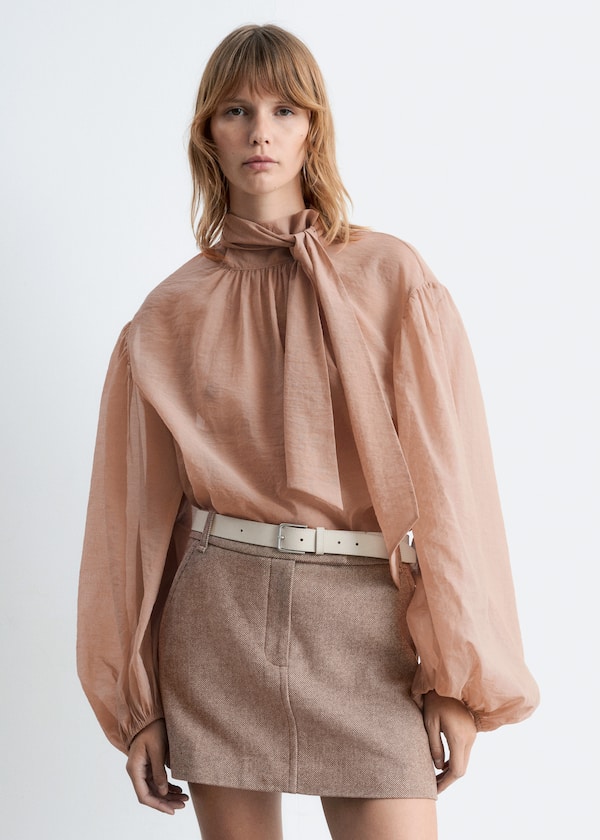 Wool Mini Skirt