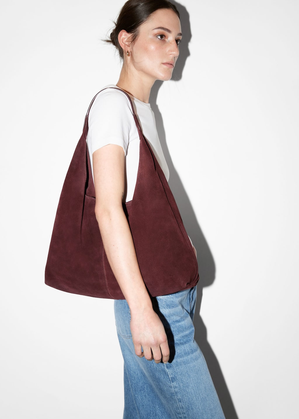“& Other Stories” Large Suede Tote 32aeb66c9dc43083baeca4761f4efc