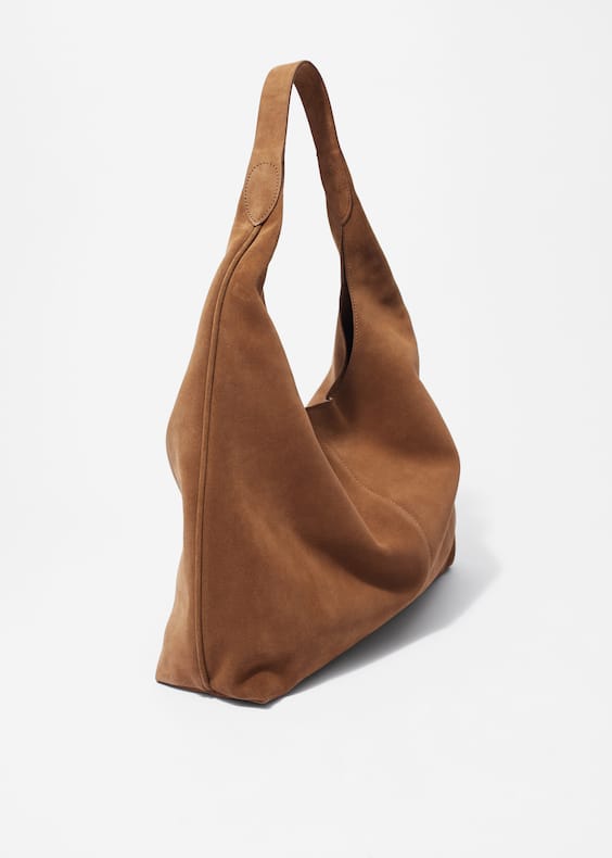 Large Suede Tote Bag