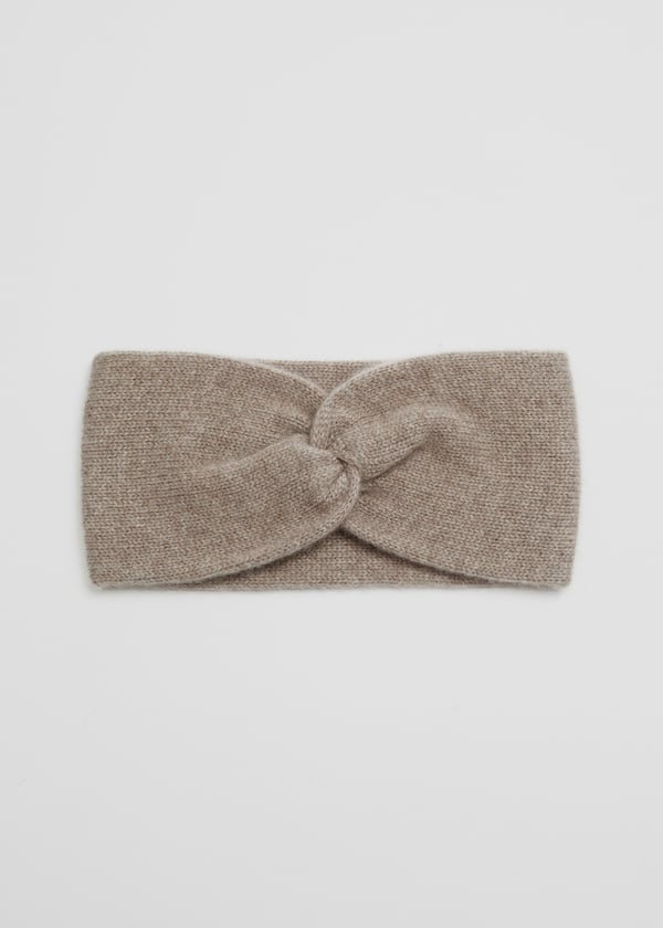 Twist-Front Cashmere Headband