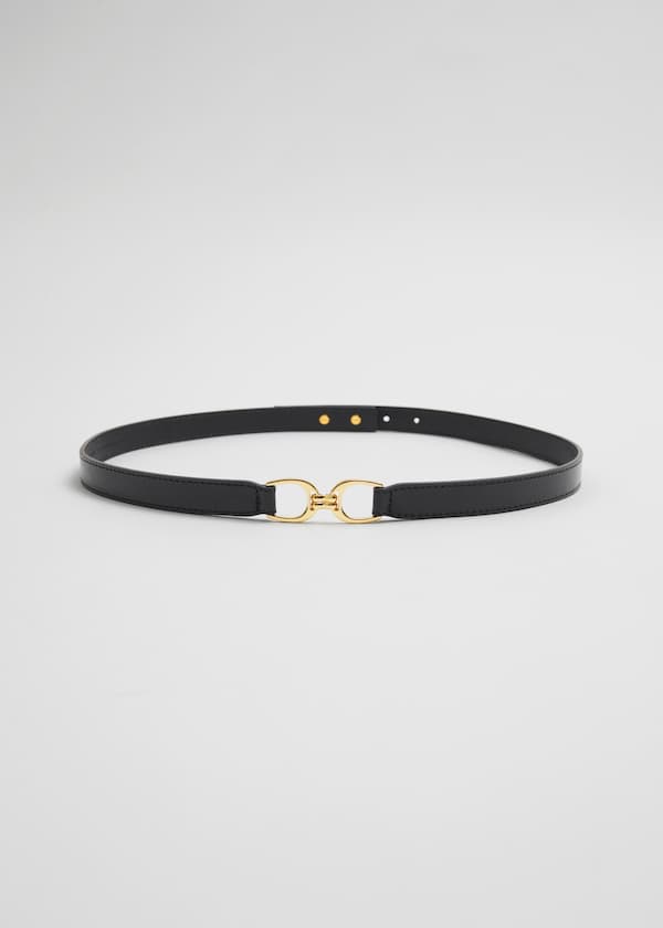 Mid-Waist Leather Belt