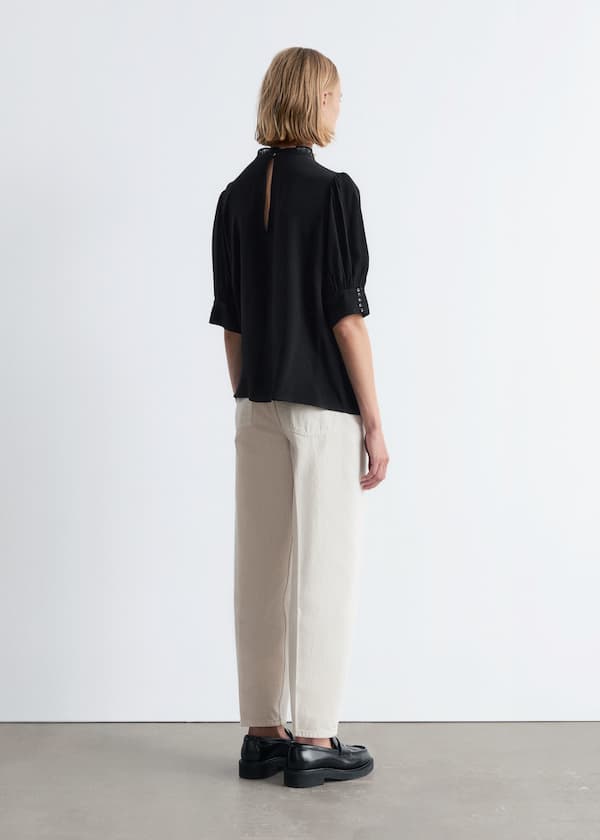 Embroidered Lace Blouse