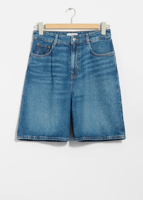 Relaxed Denim Shorts