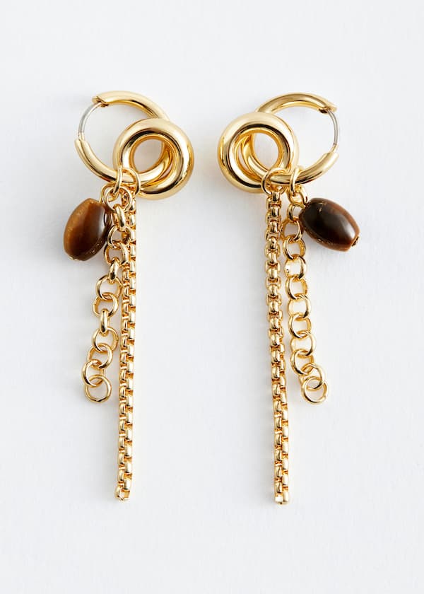 Charm Hoop Earrings