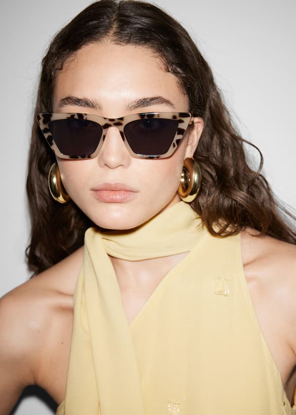 Angular Cat Eye Sunglasses