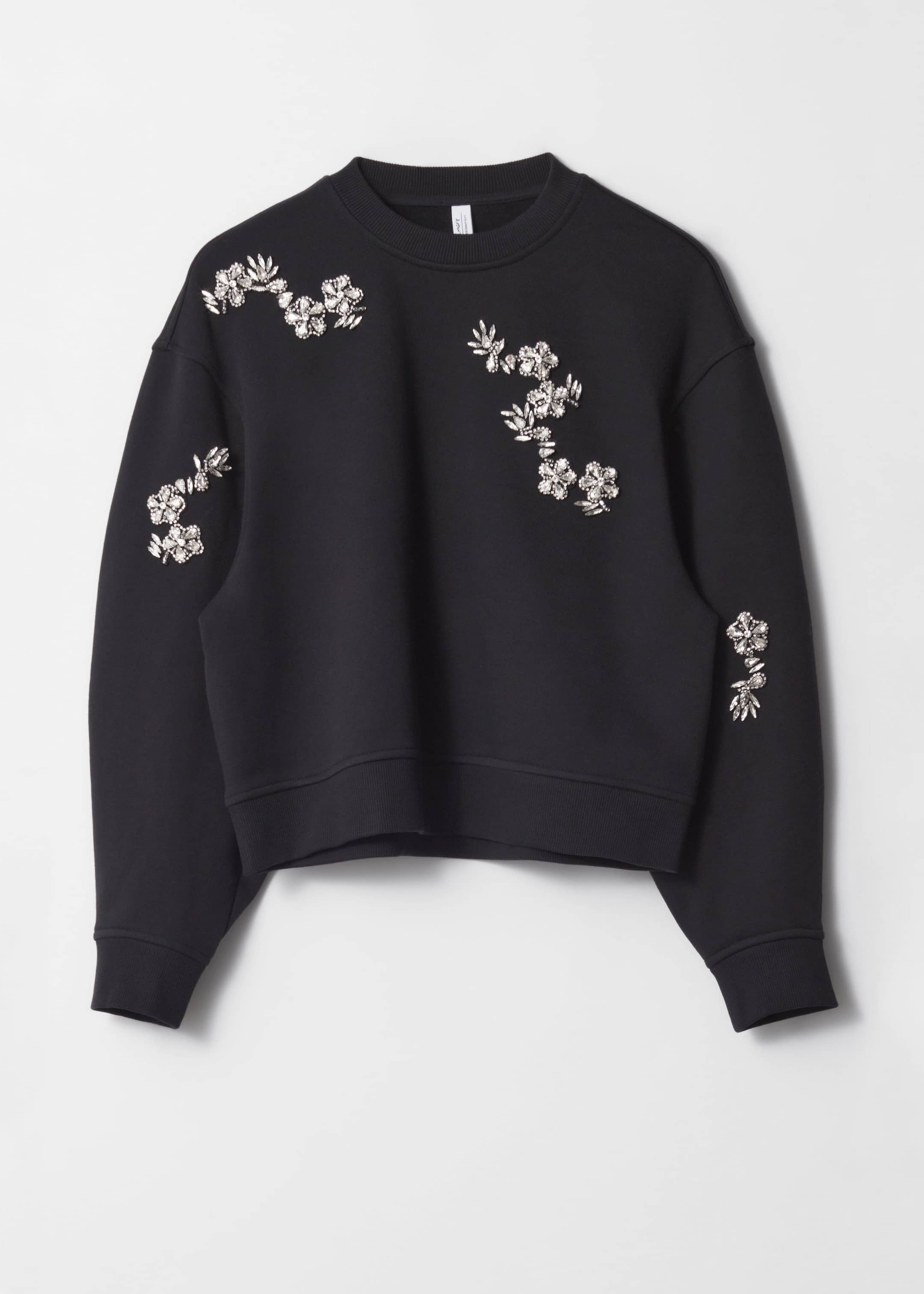 Embellished Sweatshirt - Black - Still Life