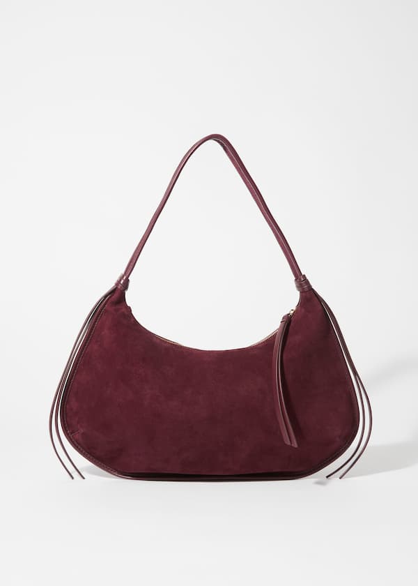 Fringed Suede Shoulder Bag