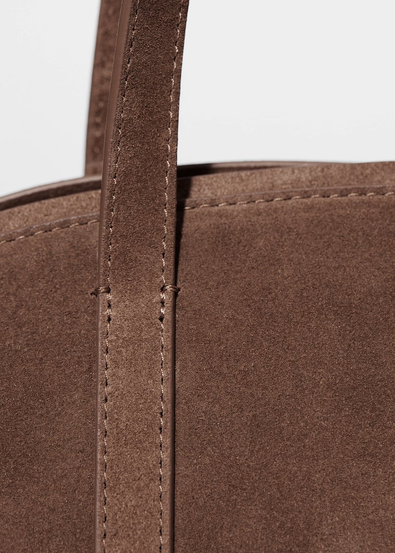 Suede Bowling Bag