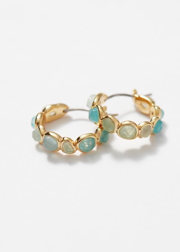 Crystal Mini Hoop Earrings