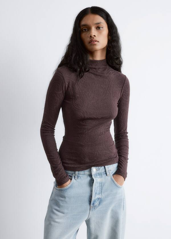 Mock-Neck Top