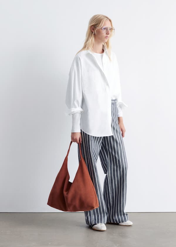 Large Suede Tote Bag