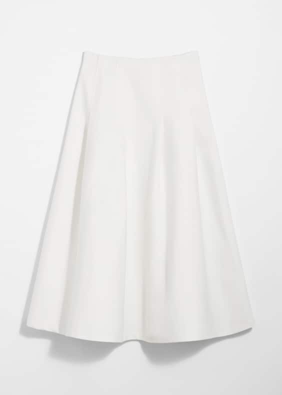 A-Line Midi Skirt
