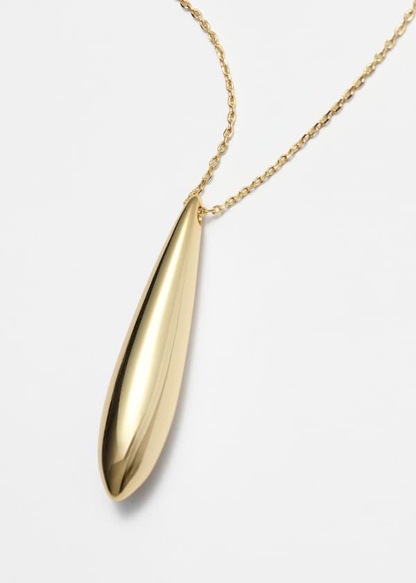Elongated-Pendant Necklace