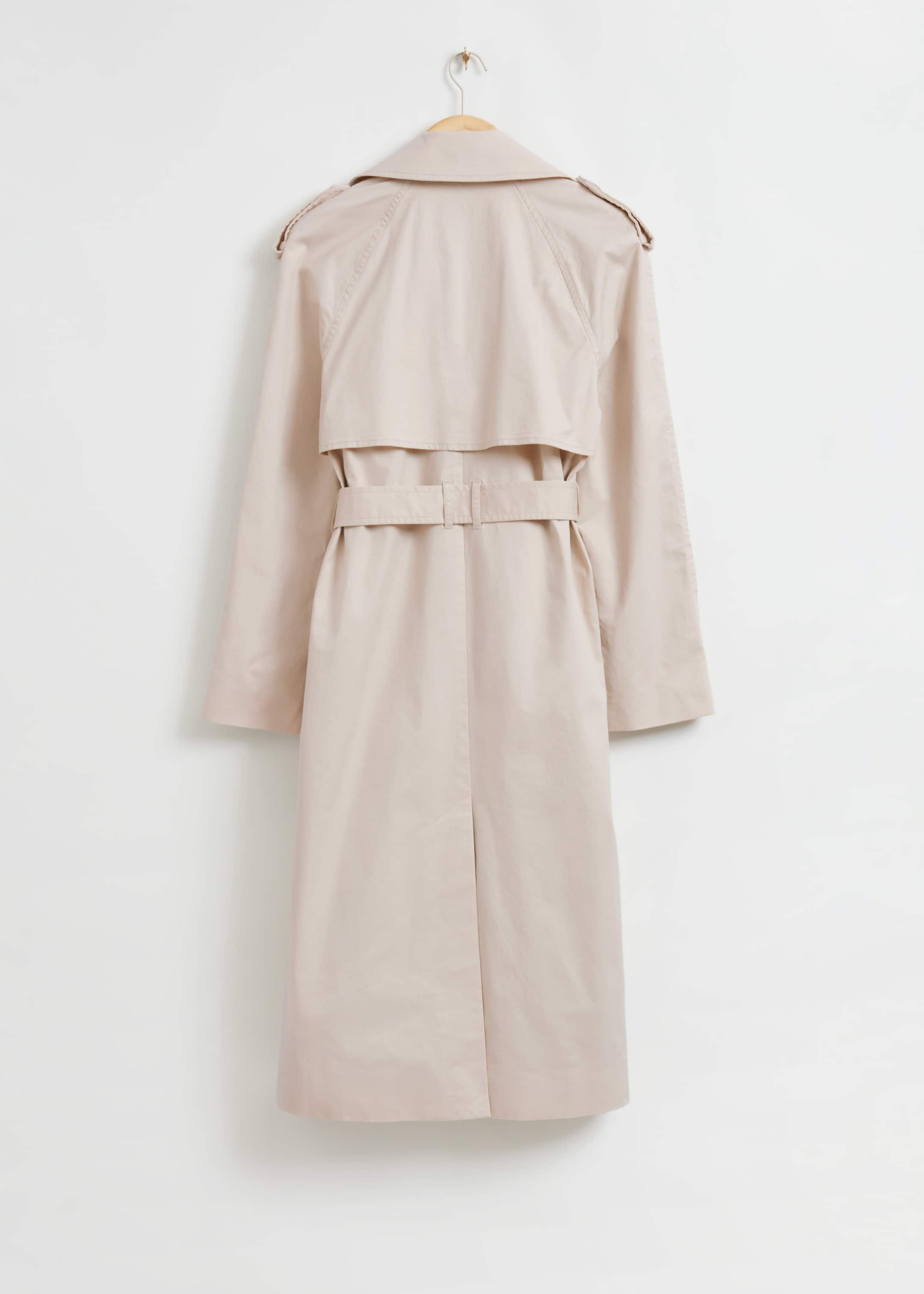 Classic Relaxed Trench Coat - Beige - Still Life