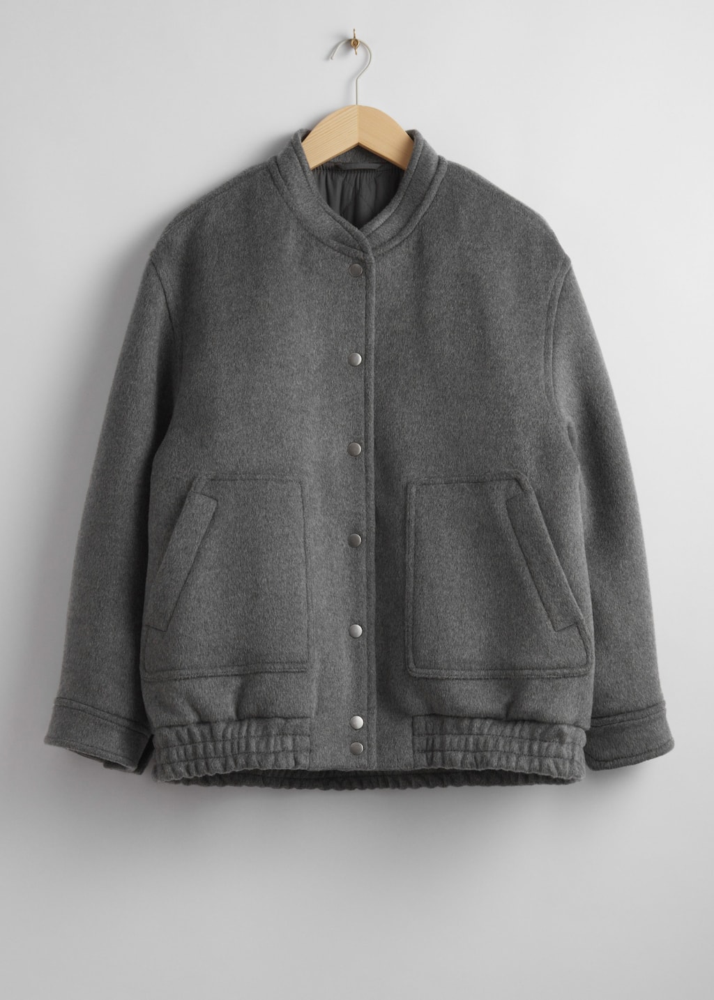 AMOMENTO☆23FW OVERSIZED WOOL JACKET AMOMENTO Oversized Belted Wool-Blend Bouclé Coat for Men