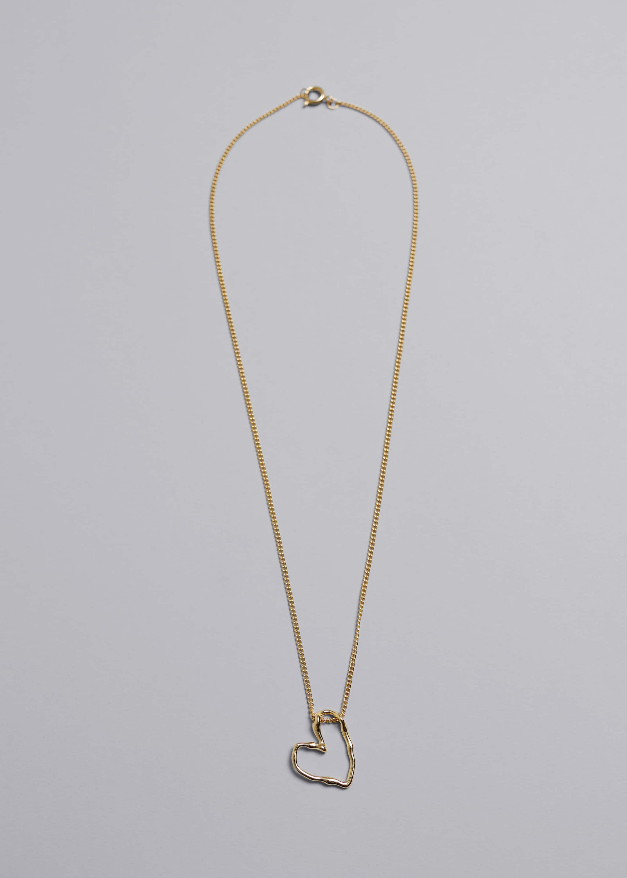 Image of Gold-Plated Heart Necklace