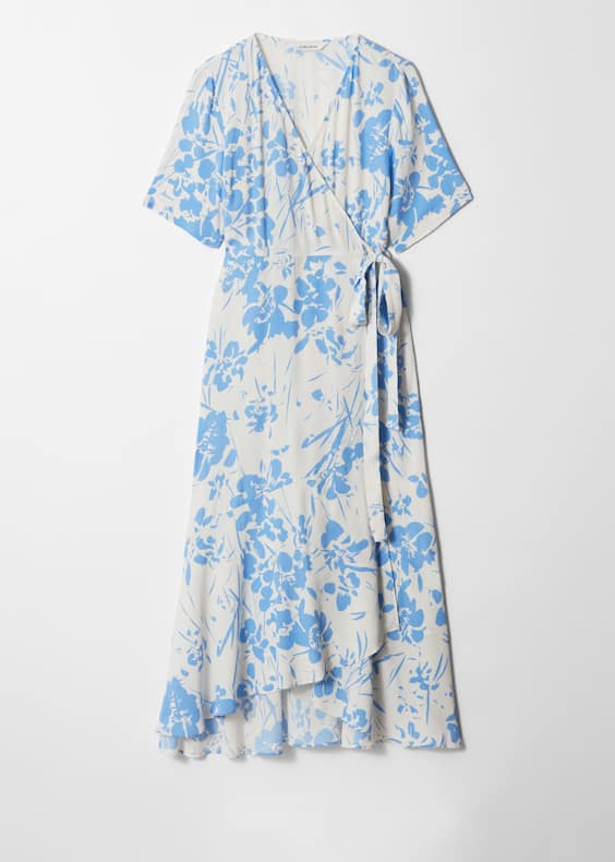 Wrap Midi Dress