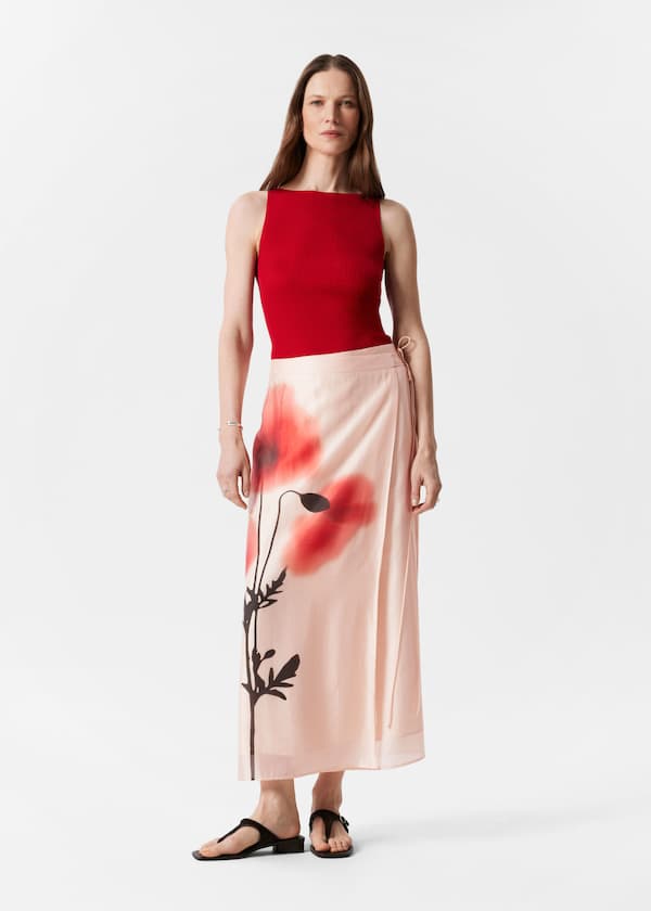 Wrap Maxi Skirt