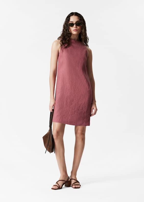 Linen Mini Dress