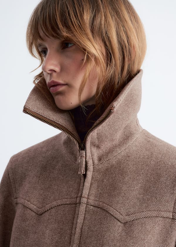 Cropped Wool Jacket