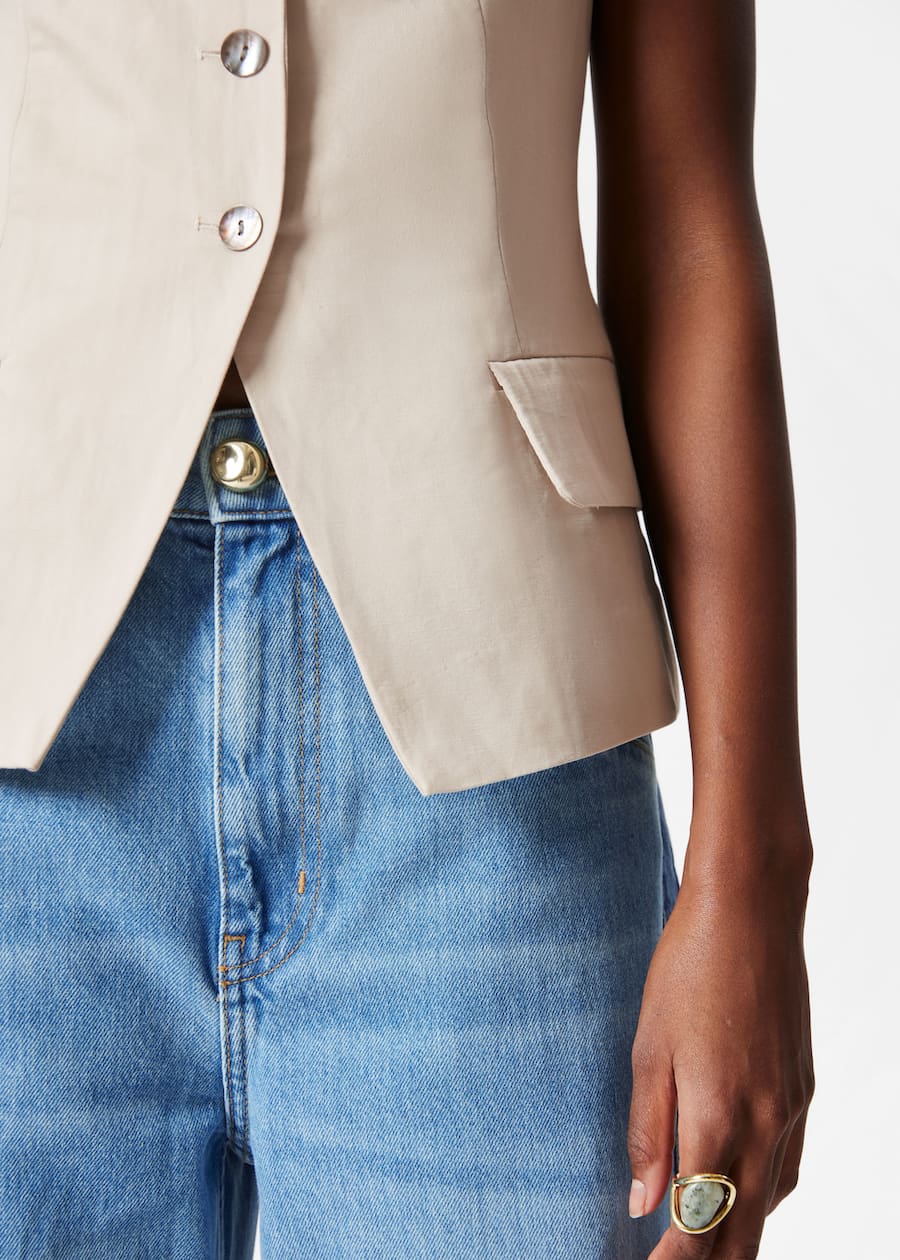 Tailored Vest Top