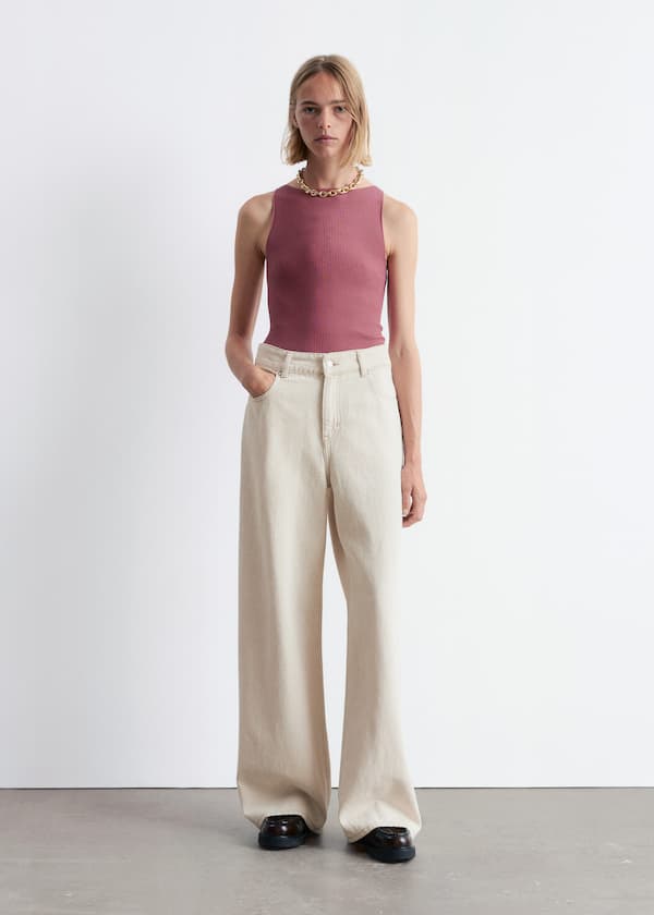 Rib-Knit Tank Top