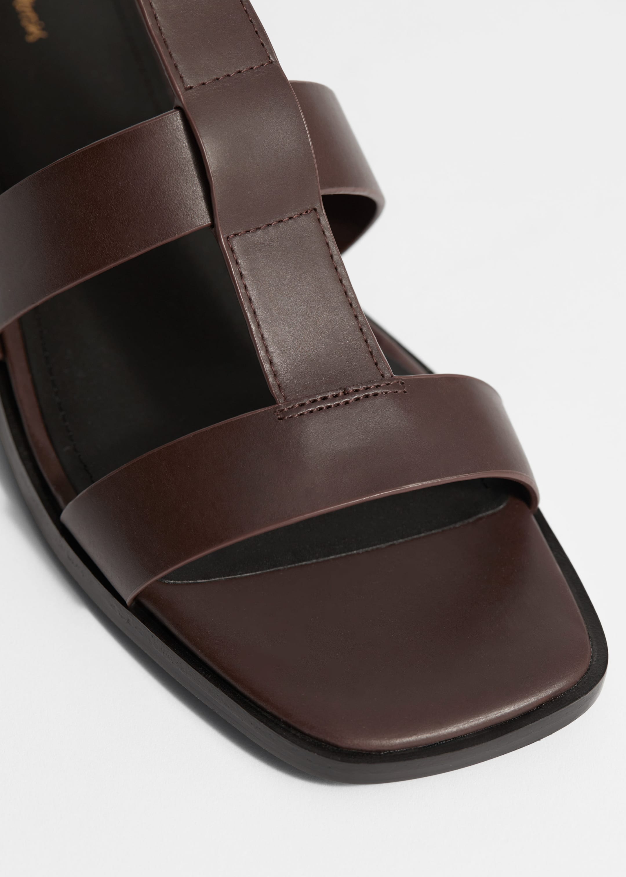 Ankle-Strap Leather Sandals - {{variantName}} - Descriptive Detail