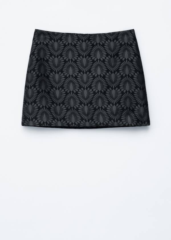 Brocade Mini Skirt
