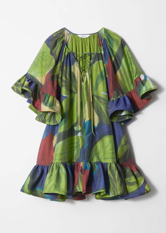 Ruffle Mini Dress