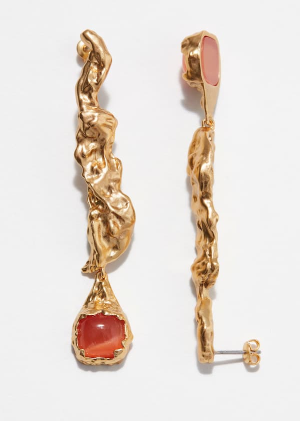 Long Crystal Earrings