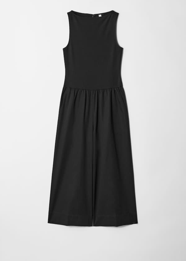 Sleeveless Wide-Leg Jumpsuit