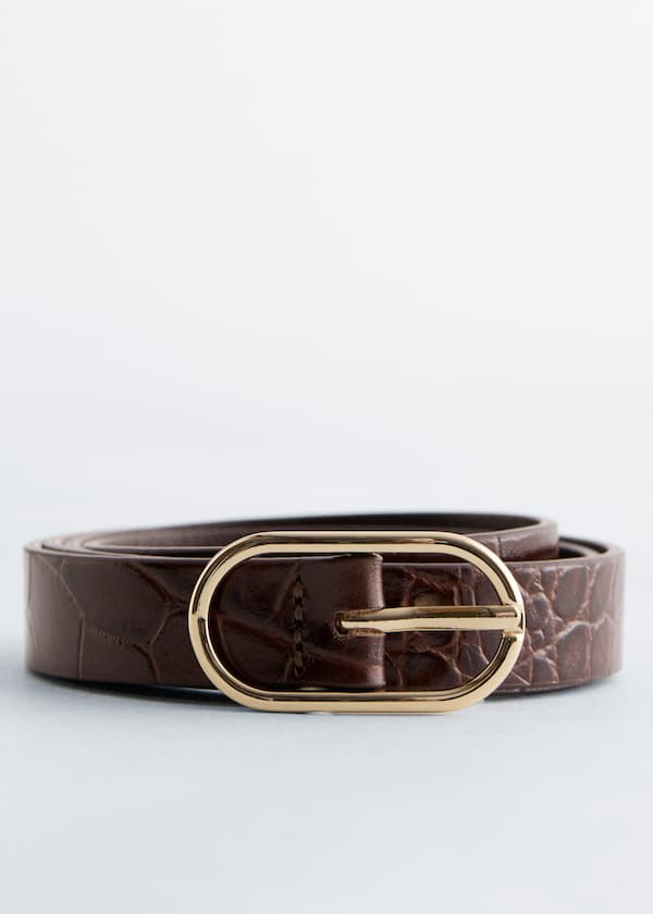 Slim Leather Belt