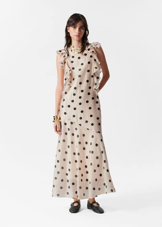Frilled Maxi Dress