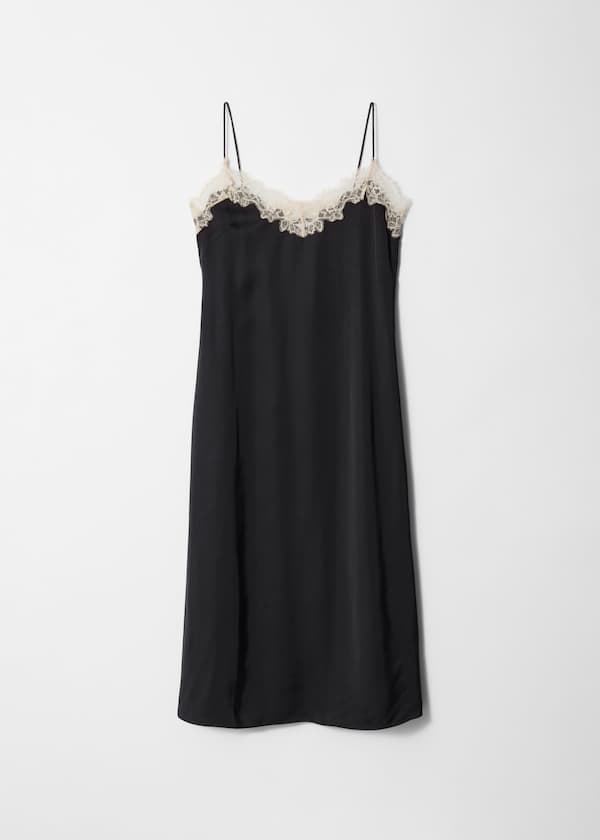 Satin Slip Midi Dress