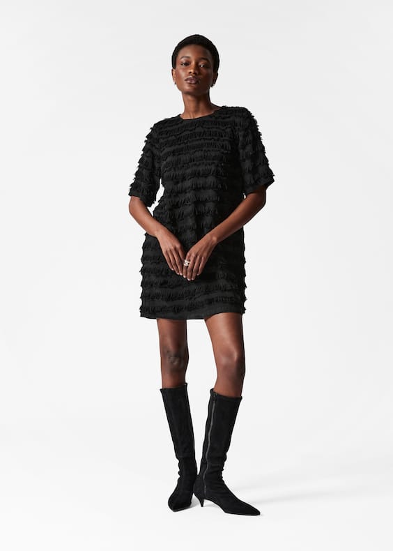 Fringed Mini Dress