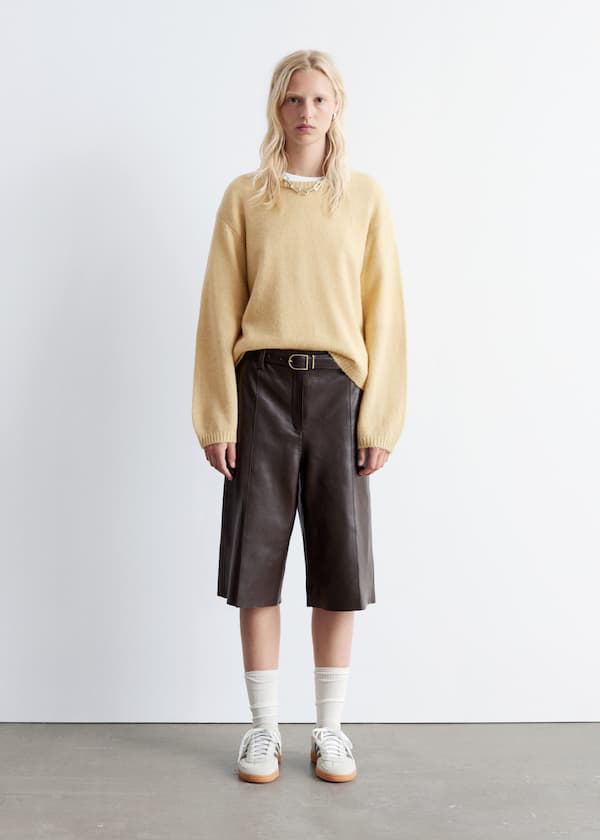 Knitted Alpaca-Blend Sweater