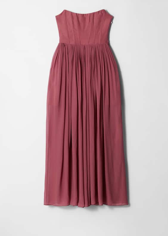 Sheer Corset Maxi Dress
