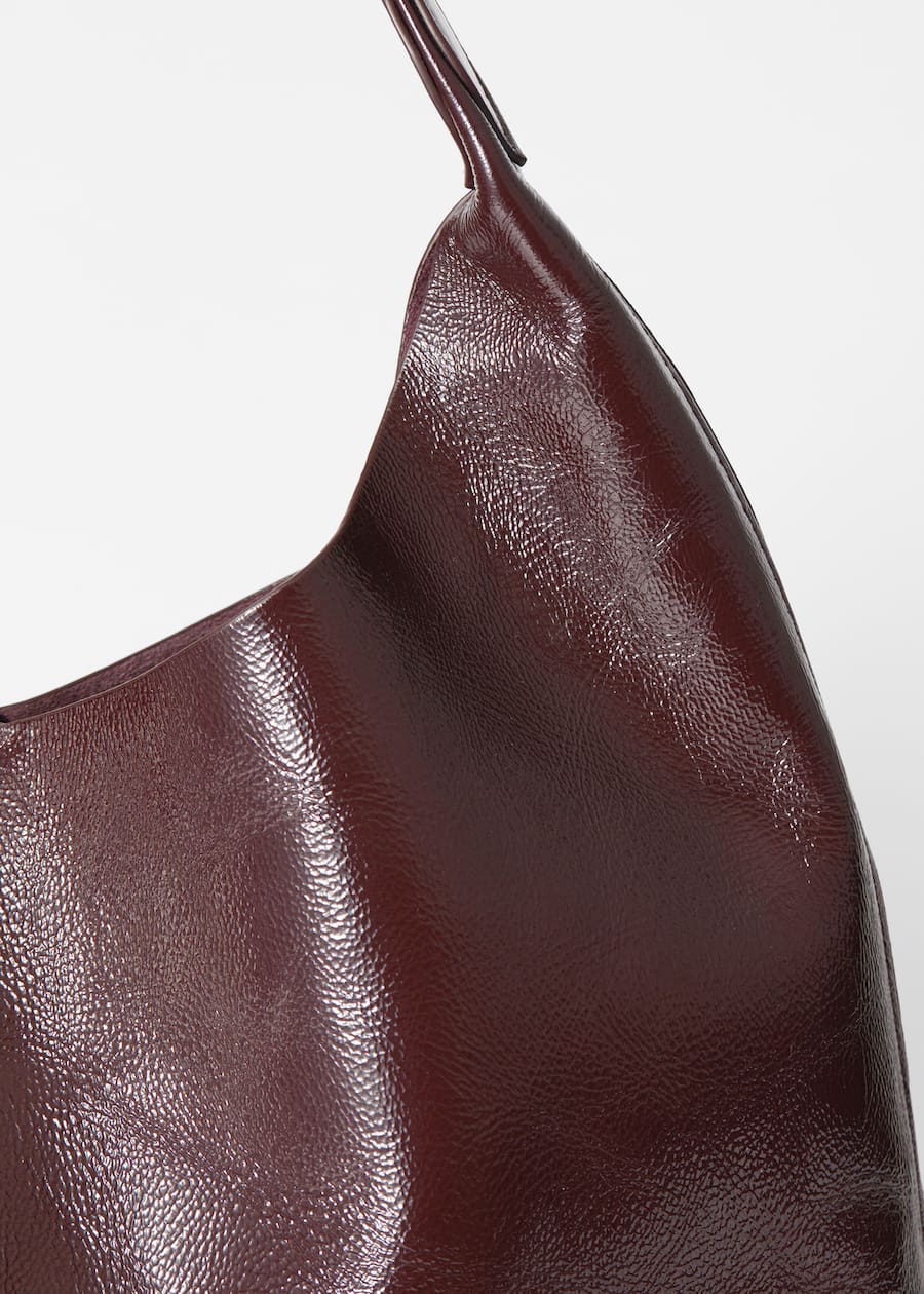 Patent-Leather Tote