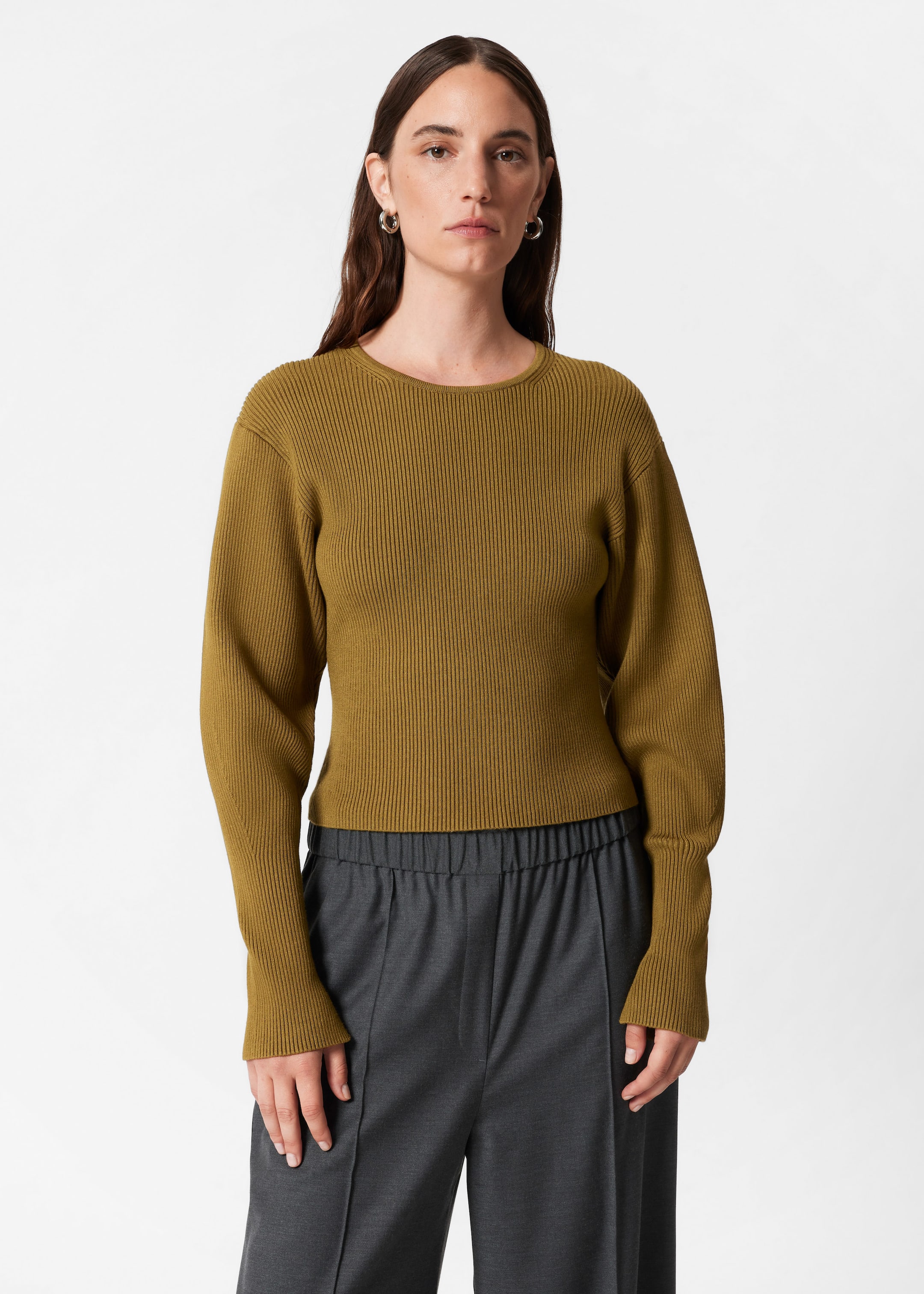 Image of Rib-Knit Top