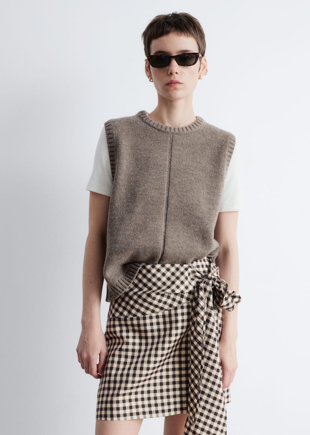 ★送料・関税込★MISCHIEF★CHECKERED MINI SKIRT★BROWN MULTI 28101800_57649053_322.jpg