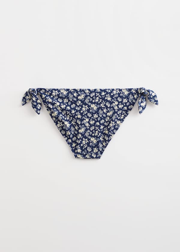 Printed Side Tie Bikini Briefs